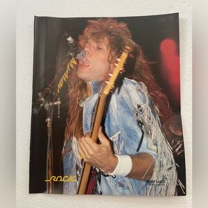 Rock Magazine pinup featuring Whitesnake’s Rudy Sarzo